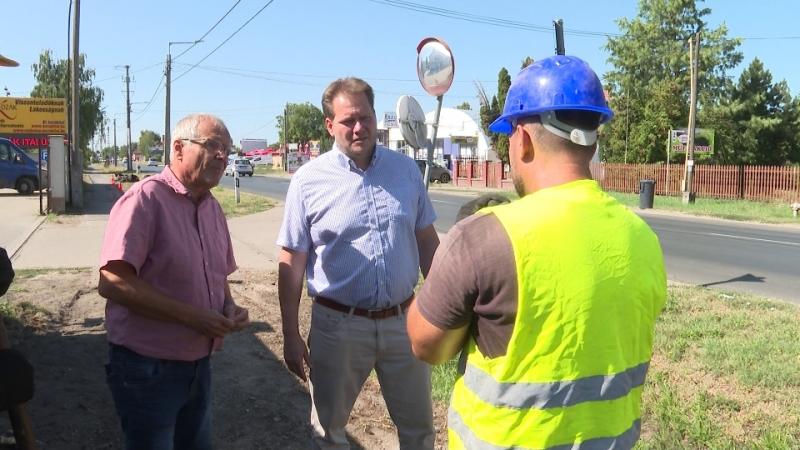 Felújítják a Ceglédi úti kerékpárutat.